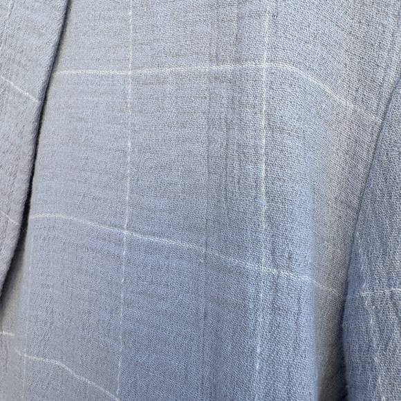 Madewell Larsen Linen Blend Relaxed Windowpane Blazer - Picture 13 of 13